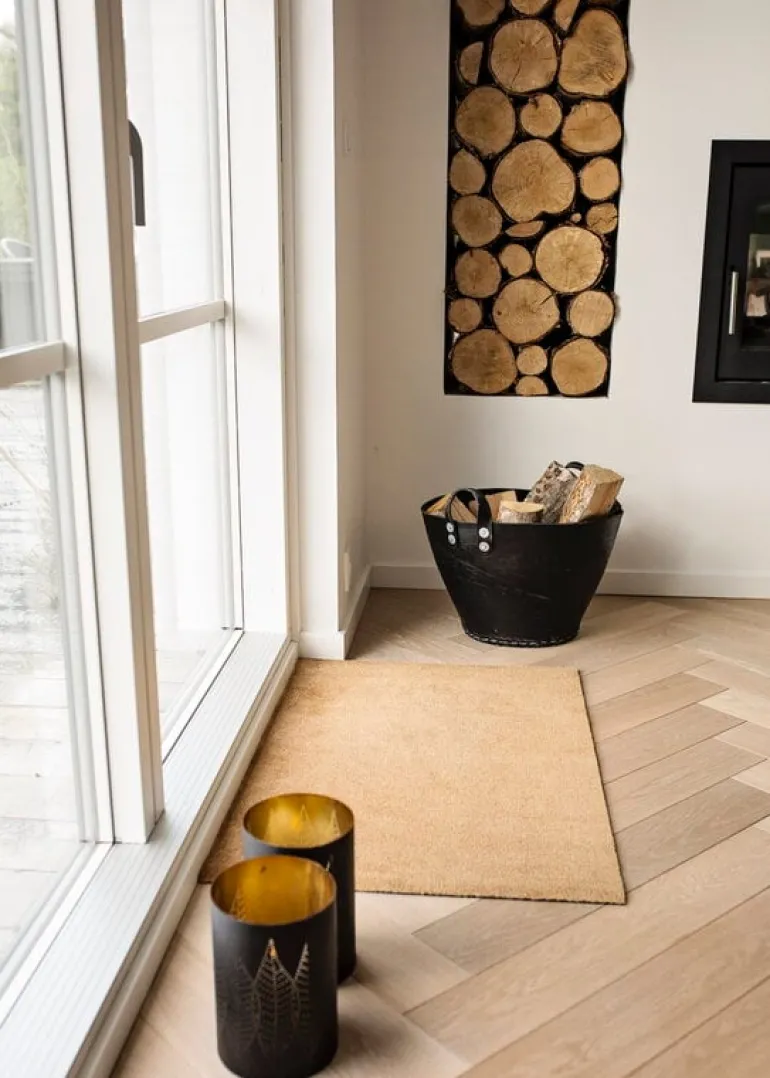 Tica Copenhagen Uni color matta, 60 x 90 cm, dämpad gul