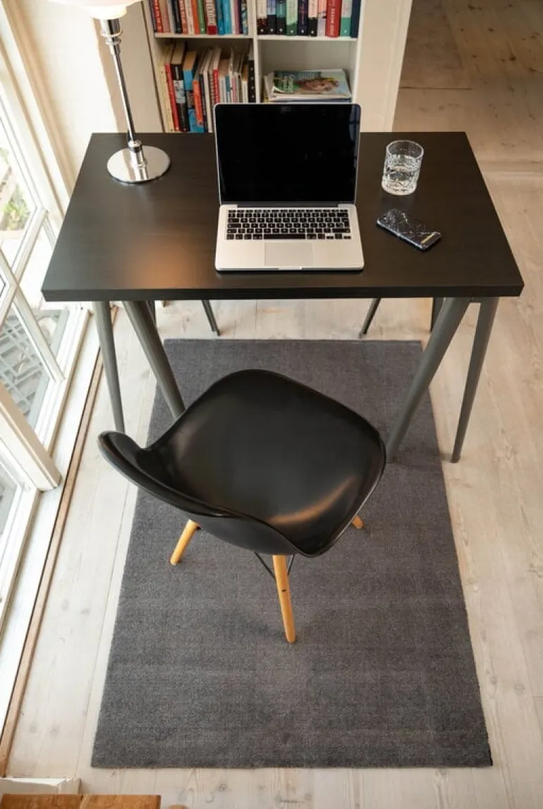 Tica Copenhagen Uni color matta, 90 x 130 cm, stålgrå