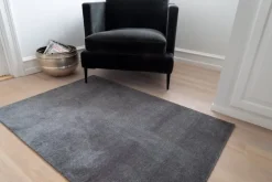 Tica Copenhagen Uni color matta, 90 x 130 cm, stålgrå