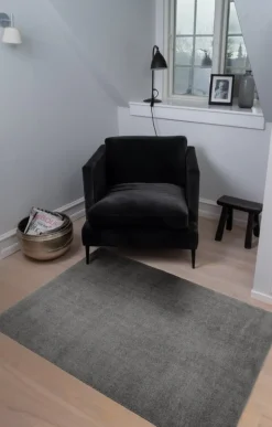 Tica Copenhagen Uni color matta, 90 x 130 cm, stålgrå