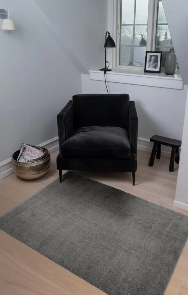 Tica Copenhagen Uni color matta, 90 x 130 cm, stålgrå