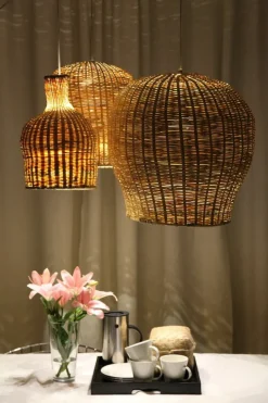 Tikau Bamboo lights Ilkka Suppanen, hänglampa, L