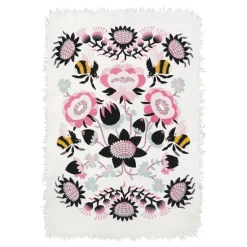 Tikau Bombroo matta, 125 x 185 cm, ljusrosa