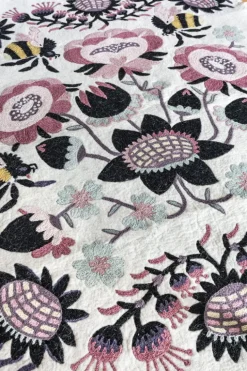 Tikau Bombroo matta, 125 x 185 cm, ljusrosa