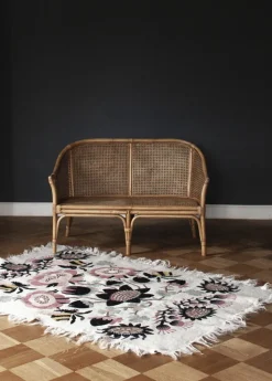 Tikau Bombroo matta, 125 x 185 cm, ljusrosa