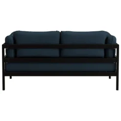 TIPTOE Easy 2-sits soffa, grafit svart - midnattsblå