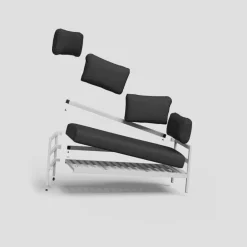 TIPTOE Easy 2-sits soffa, grafit svart - skogsgrön
