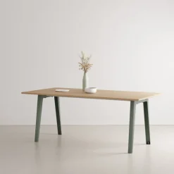 TIPTOE New Modern bord 190 x 95 cm, ek - eukalyptusgrå