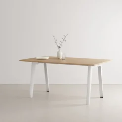 TIPTOE New Modern bord 160 x 95 cm, ek - molnvit