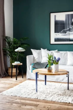 TIPTOE Soffbord- och bänkben 43 cm, 1-pack, mineral blue