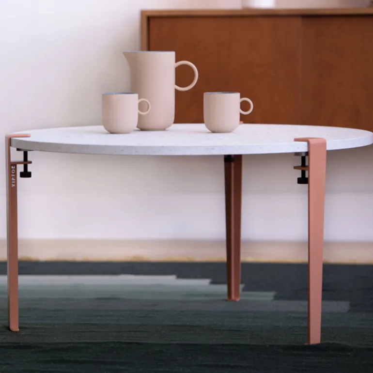 TIPTOE Venezia soffbord, ask rosa