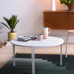 TIPTOE Venezia soffbord, molnvit