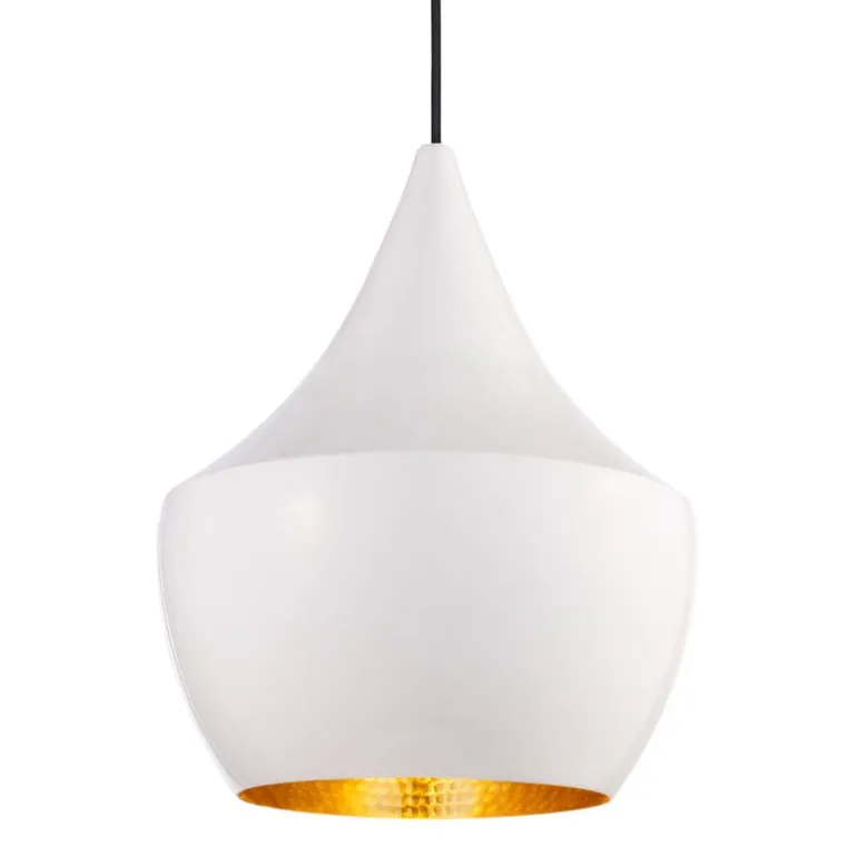 Tom Dixon Beat Fat LED-pendel, vit