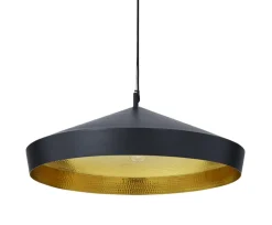 Tom Dixon Beat Flat LED-pendel, svart