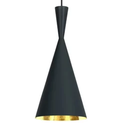 Tom Dixon Beat Tall LED-pendel, svart