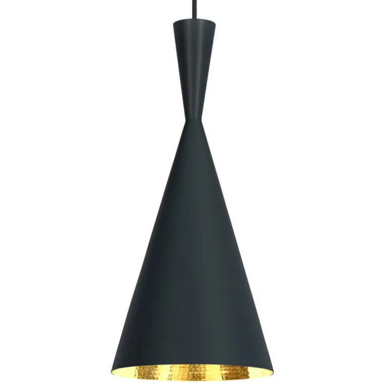 Tom Dixon Beat Tall LED-pendel, svart
