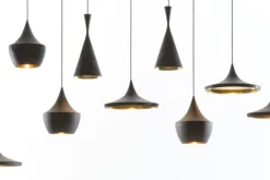 Tom Dixon Beat Tall LED-pendel, svart