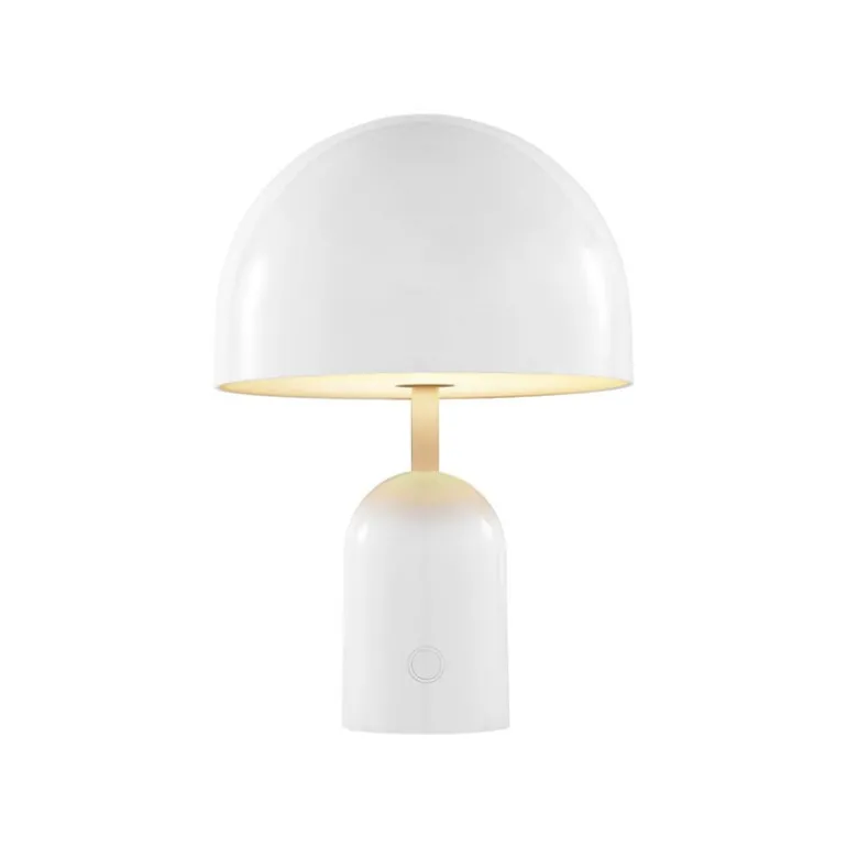 Tom Dixon Bell bärbar LED-bordslampa, vit
