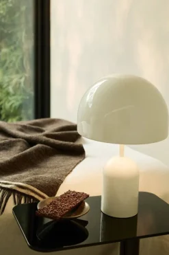 Tom Dixon Bell bärbar LED-bordslampa, vit