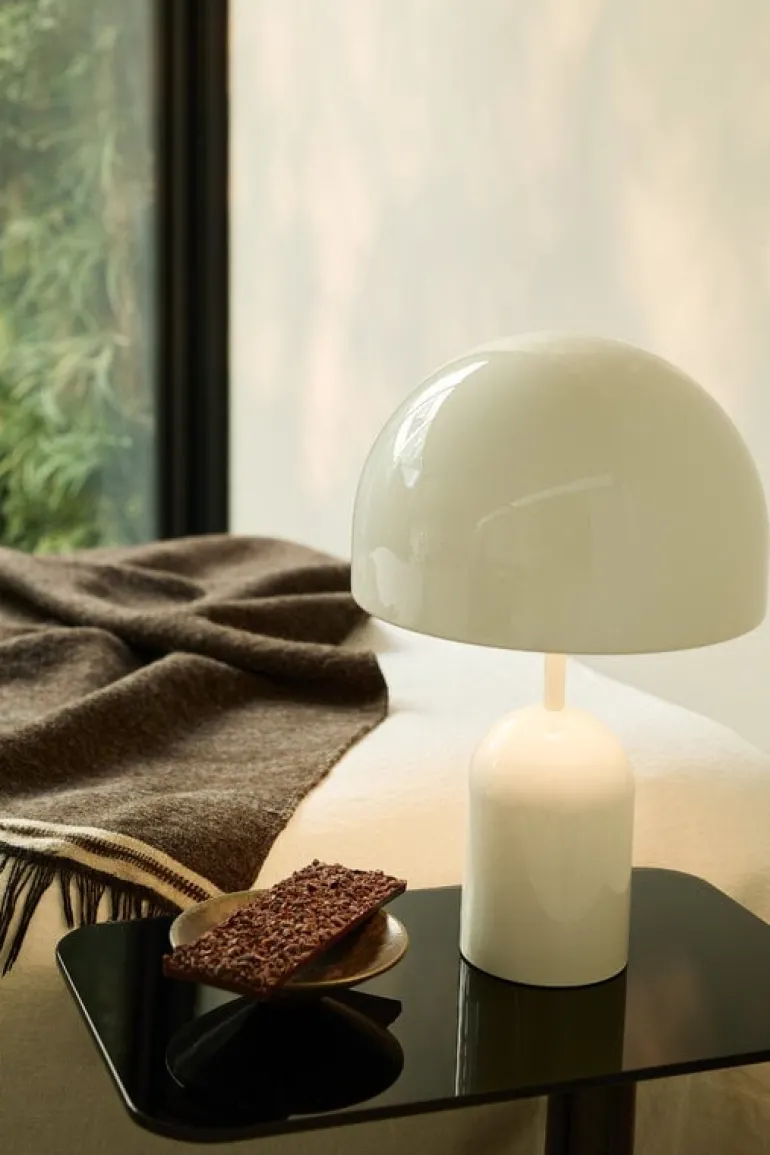 Tom Dixon Bell bärbar LED-bordslampa, vit