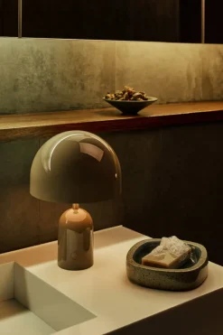 Tom Dixon Bell bärbar LED-bordslampa, taupe