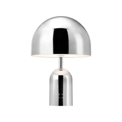 Tom Dixon Bell bärbar LED-bordslampa, silver