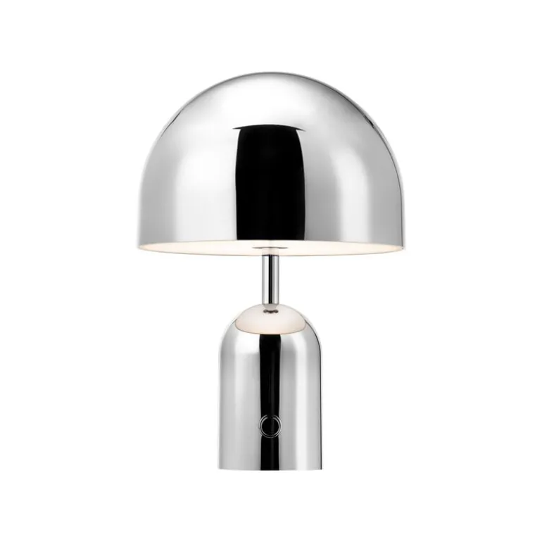 Tom Dixon Bell bärbar LED-bordslampa, silver