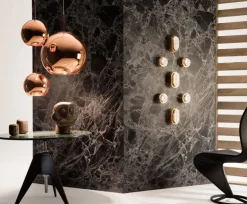 Tom Dixon Koppar LED rund pendel, 45 cm