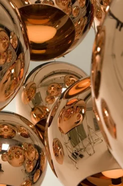 Tom Dixon Koppar LED rund pendel, 45 cm