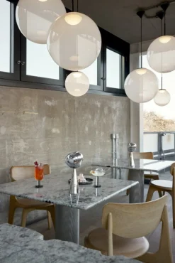 Tom Dixon Melt bärbar LED-bordslampa, silver