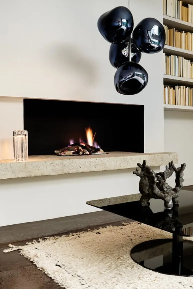 Tom Dixon Melt Chandelier Mini pendellampa, LED, rök