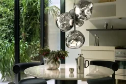 Tom Dixon Melt Chandelier Mini pendellampa, LED, silver