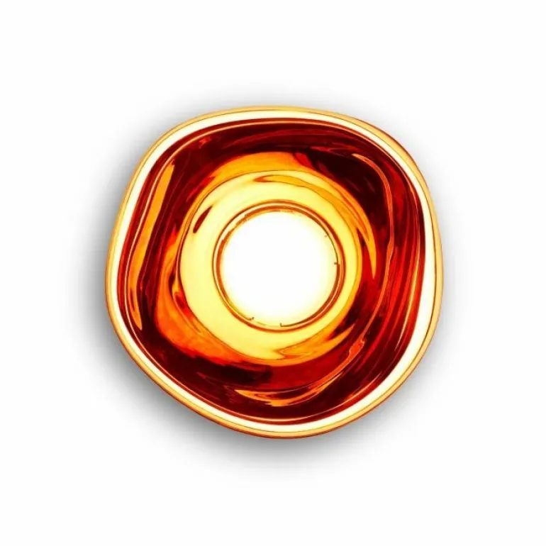 Tom Dixon Melt Surface LED vägglampa, koppar