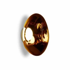 Tom Dixon Melt Surface LED vägglampa, guld