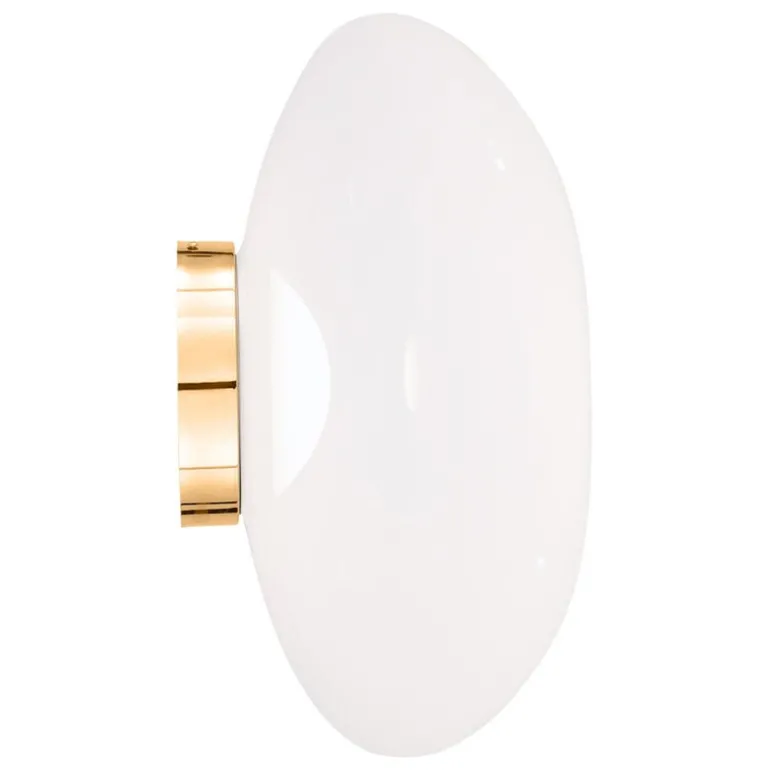 Tom Dixon Melt Surface LED vägglampa, opal - guld