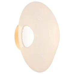 Tom Dixon Melt Surface LED vägglampa, opal - guld