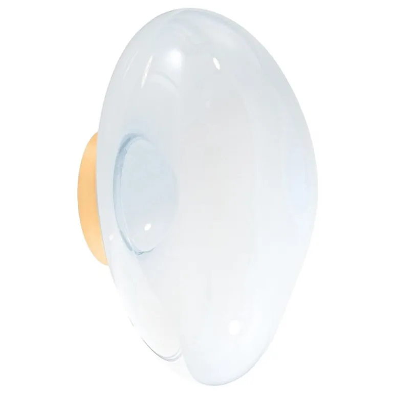 Tom Dixon Melt Surface LED vägglampa, opal - guld