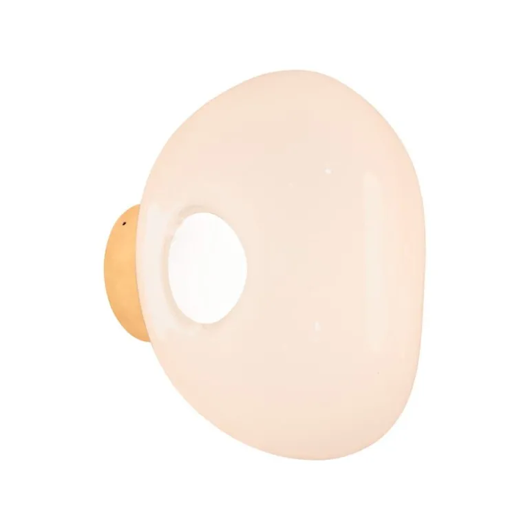 Tom Dixon Melt Surface Mini LED vägglampa, opal - guld