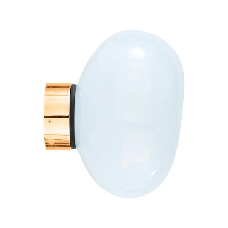 Tom Dixon Melt Surface Mini LED vägglampa, opal - guld