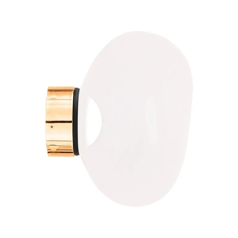 Tom Dixon Melt Surface Mini LED vägglampa, opal - guld