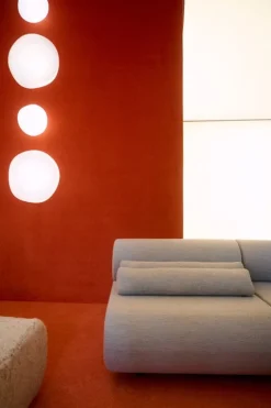 Tom Dixon Melt Surface Mini LED vägglampa, opal - silver