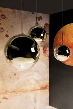 Tom Dixon Mirror Ball LED-pendel, 40 cm, silver