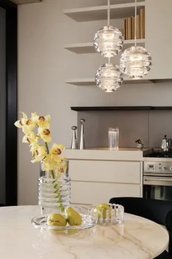 Tom Dixon Press Sphere Mini LED pendellampa, 2700 K, klar