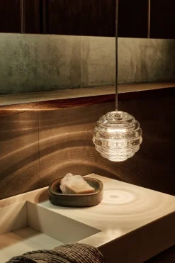 Tom Dixon Press Sphere Mini LED pendellampa, 2700 K, klar