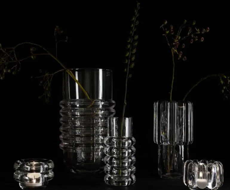 Tom Dixon Press vas, medium, klar