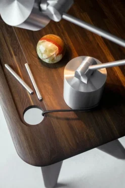 Tom Dixon Slab skrivbord, 120 x 60 cm, rökt ek