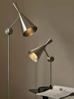 Tom Dixon Unbeaten golvlampa, LED, aluminium