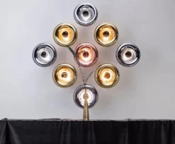 Tom Dixon Void Surface LED vägglampa, mässing