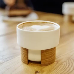 Tonfisk Design Warm cappuccinokopp 1,6 dl, 2-pack, ek