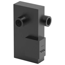 Transparent Brutalist Sculpture-högtalare, svart